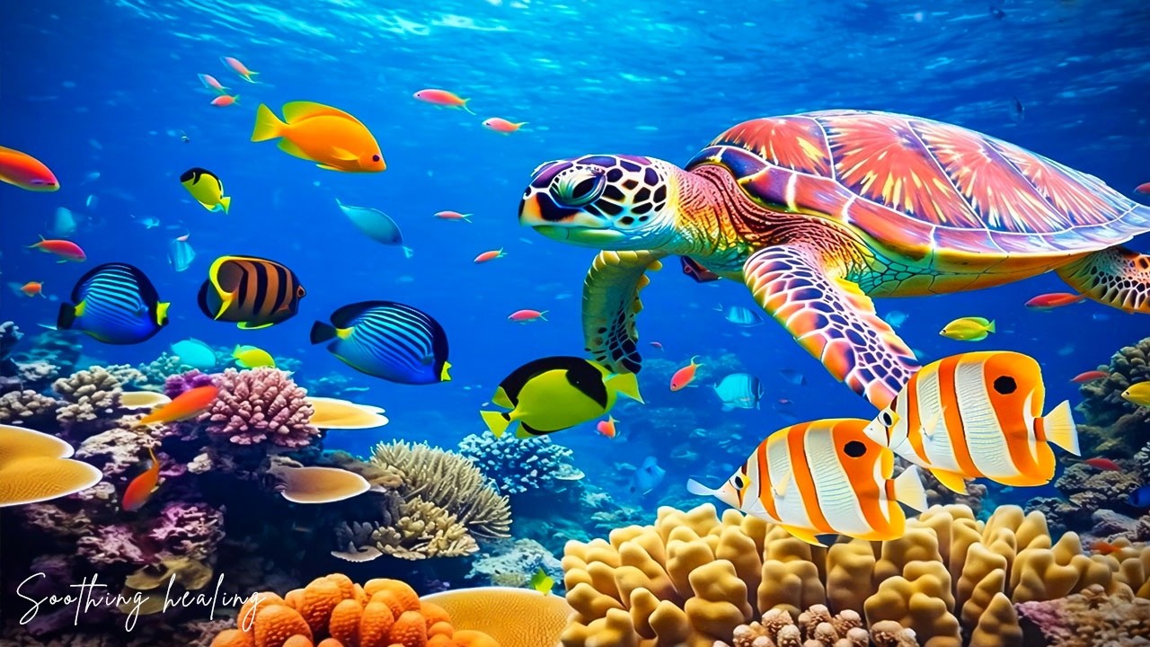 Прекрасная расслабляющая музыка 🐠 Прекратите слишком много думать, музыка для снятия стресса, музык