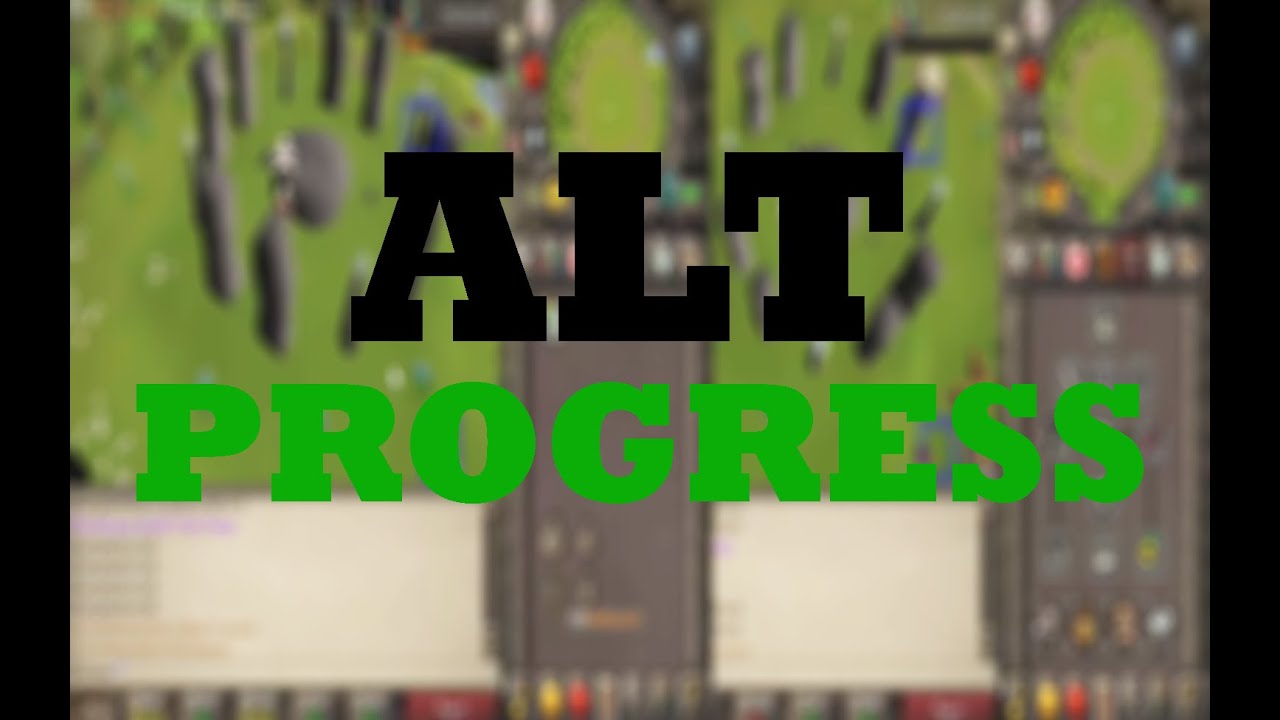 Alt Progress | Getting Reqs For Runecrafting!