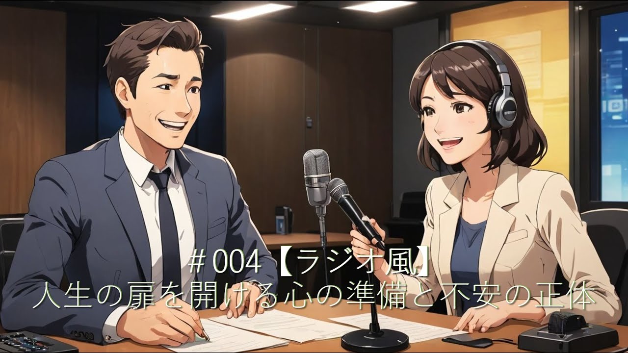 【ラジオ風＃004】人生の扉を開ける心の準備と不安の正体 #comfortzone #コンフォートゾーン