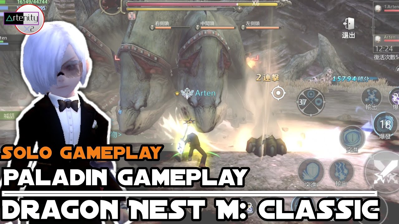 Dragon Nest Mobile Classic: Full Gameplay Paladin [MMORPG Mobile on Android/iOS]