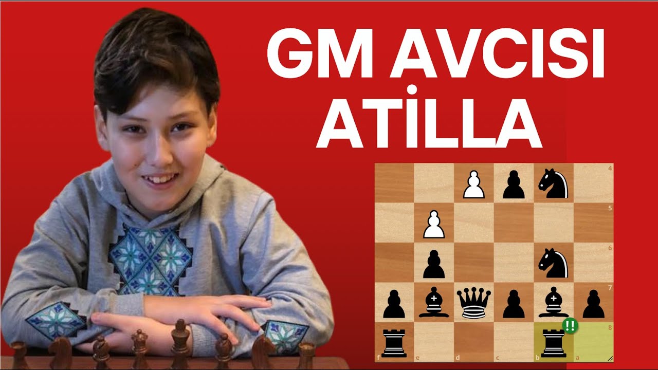 13 YAŞINDAKİ ATİLLA, 2586 ELO'LU BÜYÜKUSTAYI EZDİ GEÇTİ!