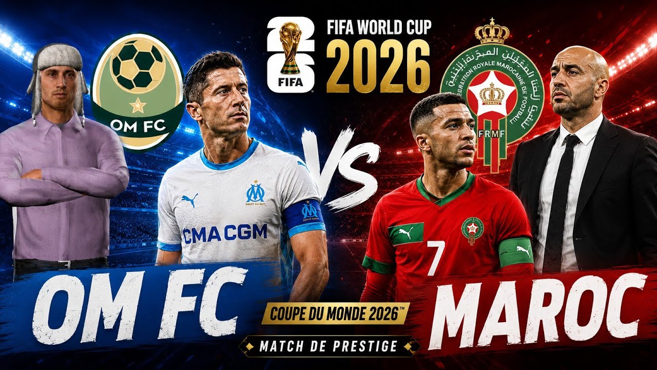 🏆 OM FC 🇫🇷 vs MAROC 🇲🇦 | 2ᵉ JOURN&Eacute;E DE LA COUPE DU MONDE 2026 🔥