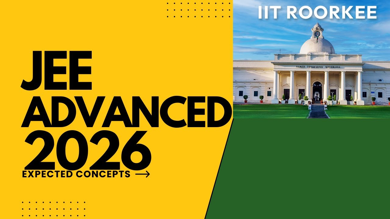 JEE ADVANCED 2026 EXPECTED CONCEPTS|IIT-JEE 2026