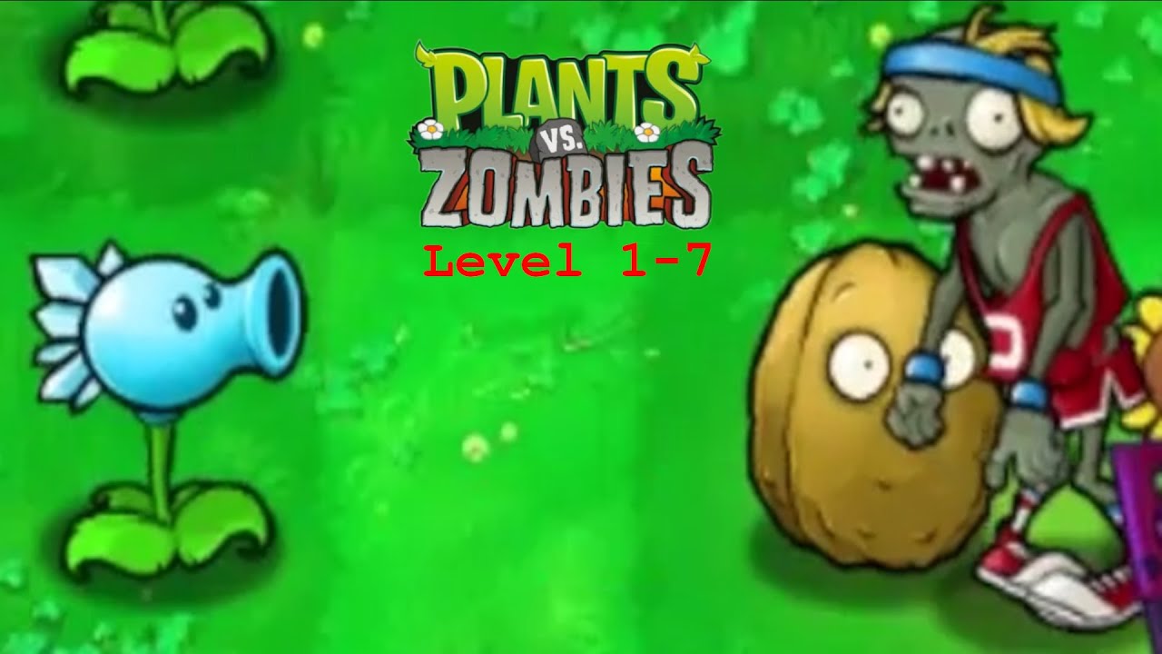 ЗАМОРАЖИВАЕМ | Plant vs Zombies | Level 1-7