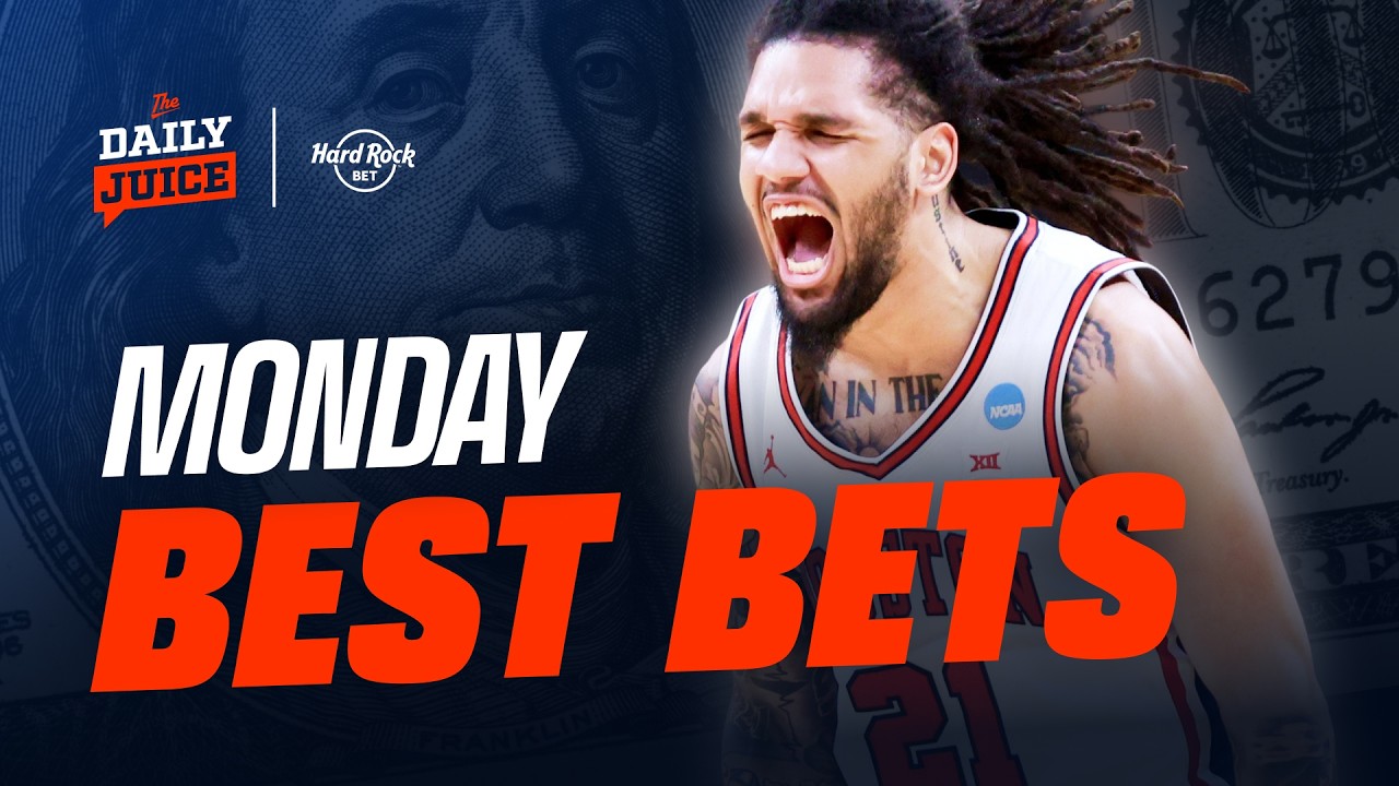 Top 3 Bets for Monday | NBA Predictions & NCAA Tournament Final Four Predictions | Heat vs. Spurs