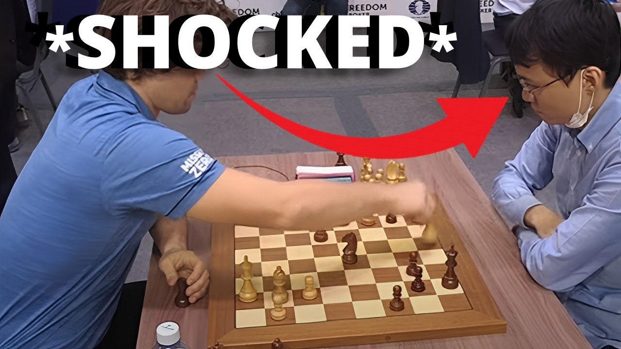 MAGNUS SAVES HIMSELF FROM A MESS !!! Carlsen vs Yu Yangyi | World Blitz 2022 |