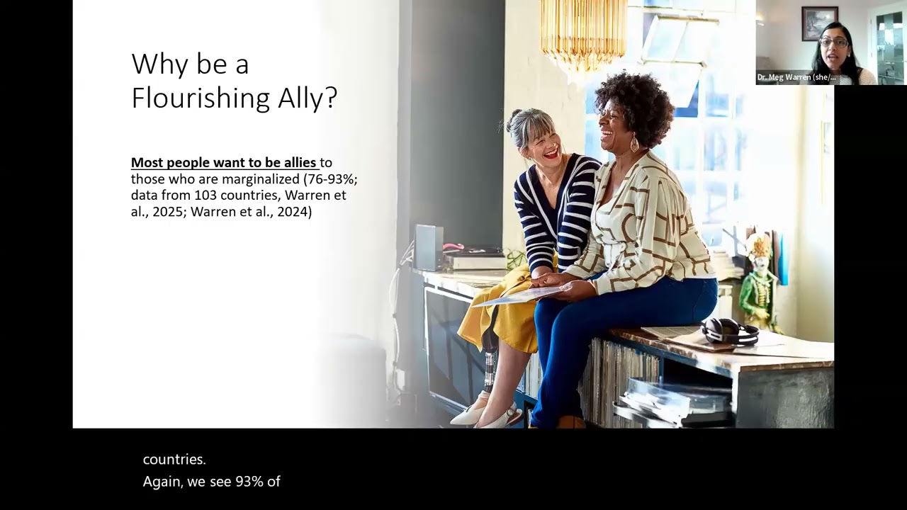 Webinar: The Flourishing Ally: How To Become The Ally You Wish You Had 9/18/2025
