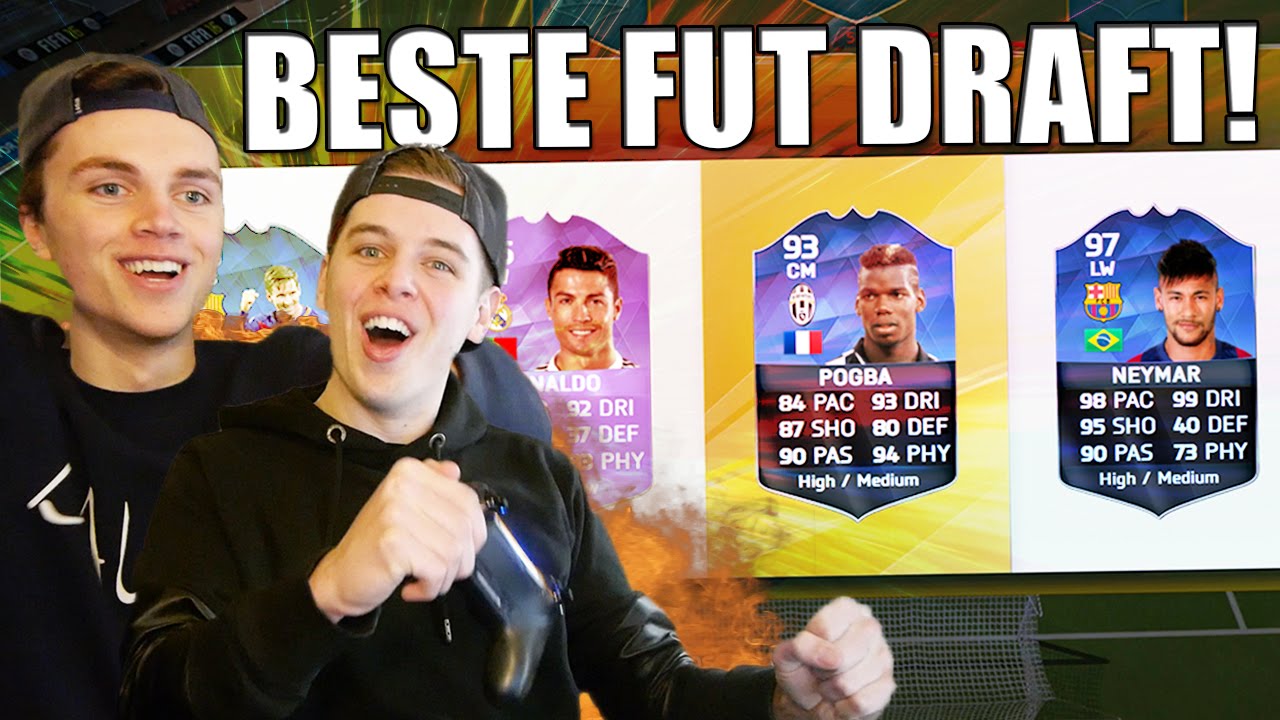 BESTE FUT DRAFT OOIT MET MIJN BROERTJE! - FIFA 16 NEDERLANDS