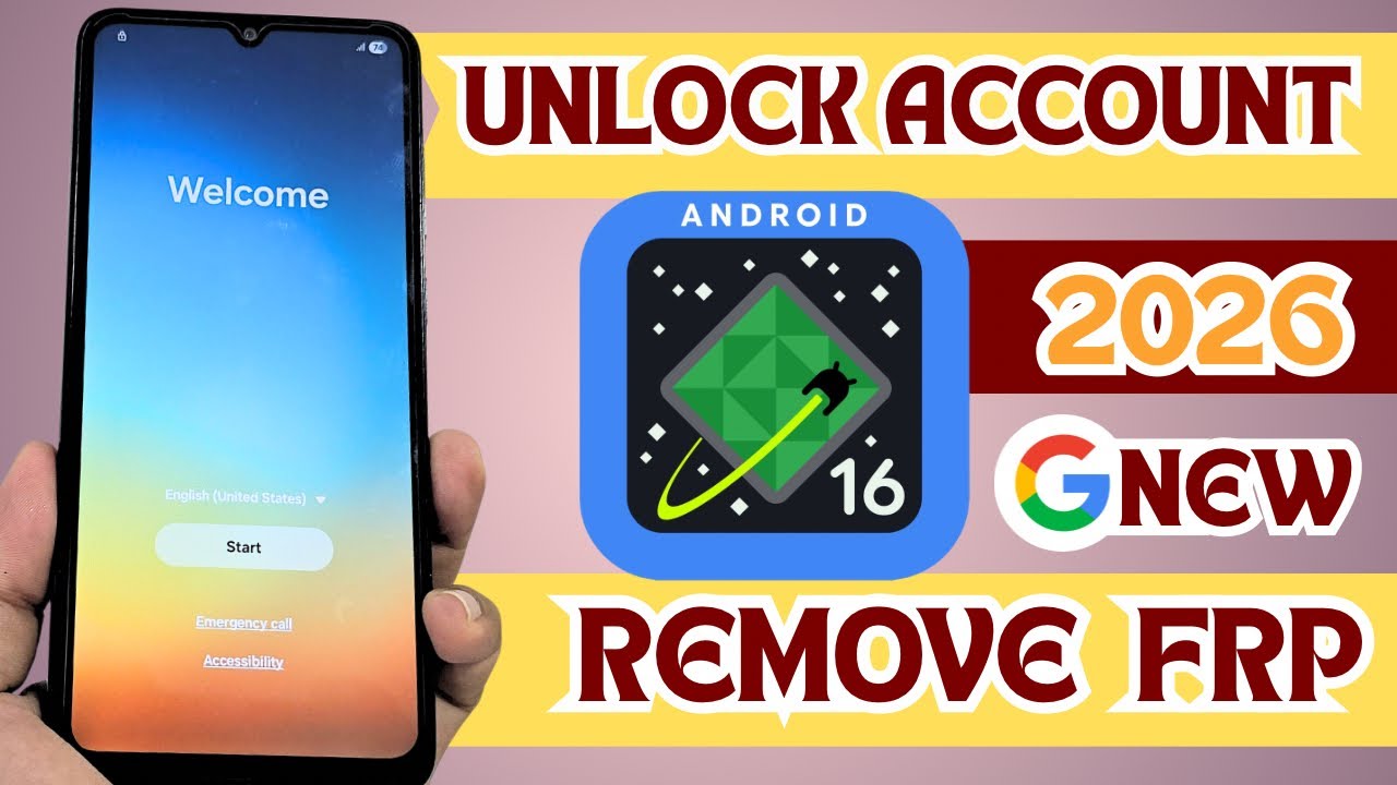 НОВЫЙ МЕТОД: Обход FRP на Samsung A16, разблокировка учетной записи Google, удаление (ANDROID 16)...