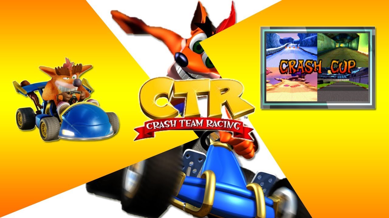 Crash Team Racing (1999) - Crash Cup With Fake Crash