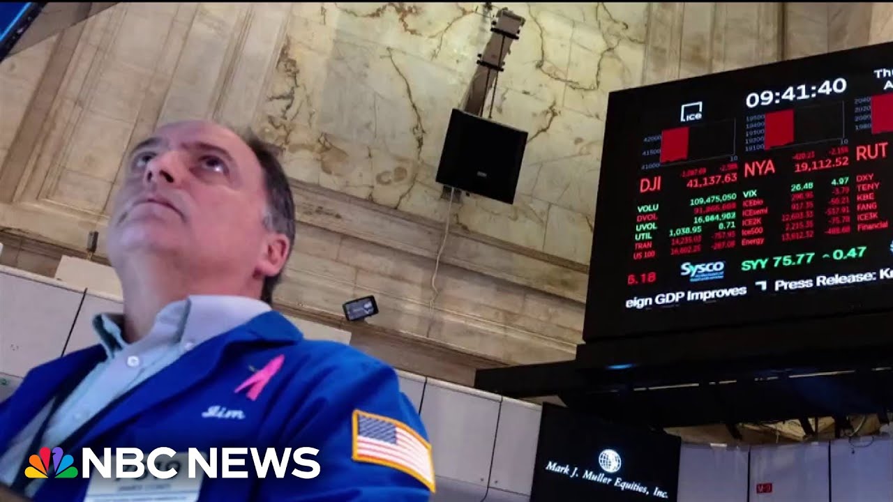 Stock plunge continues as markets react to Trump tariffs