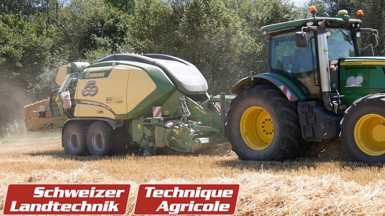 Krone «BigPack 1290 VC» mit Siliermittel-Zugabe