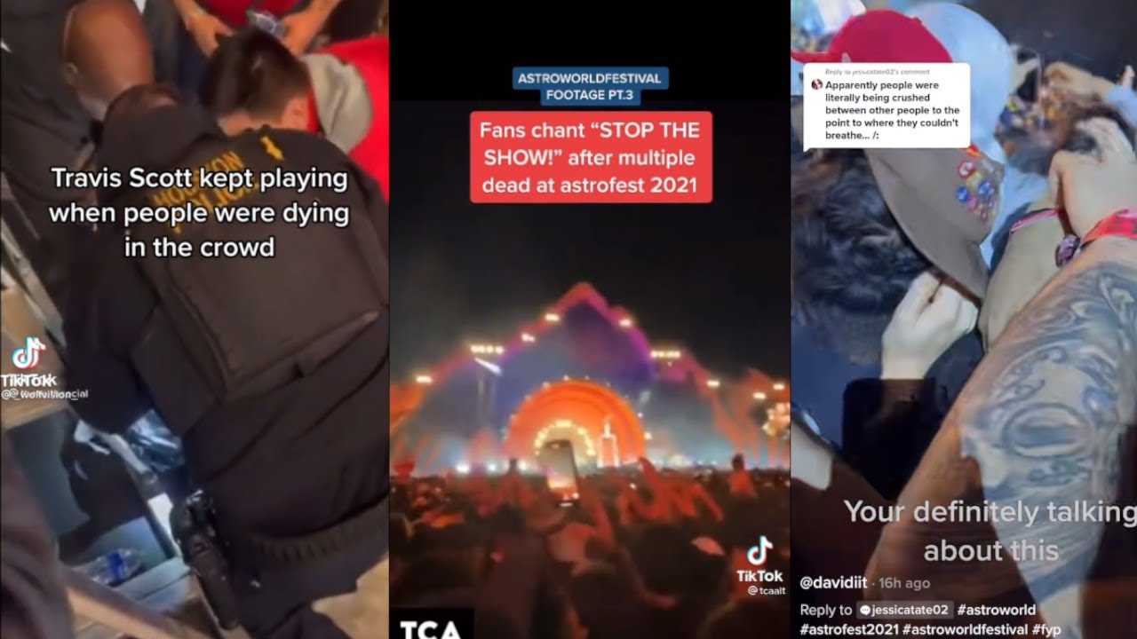Travis Scott Astro World Festival 2021 Scary Footage Caught On Camera
