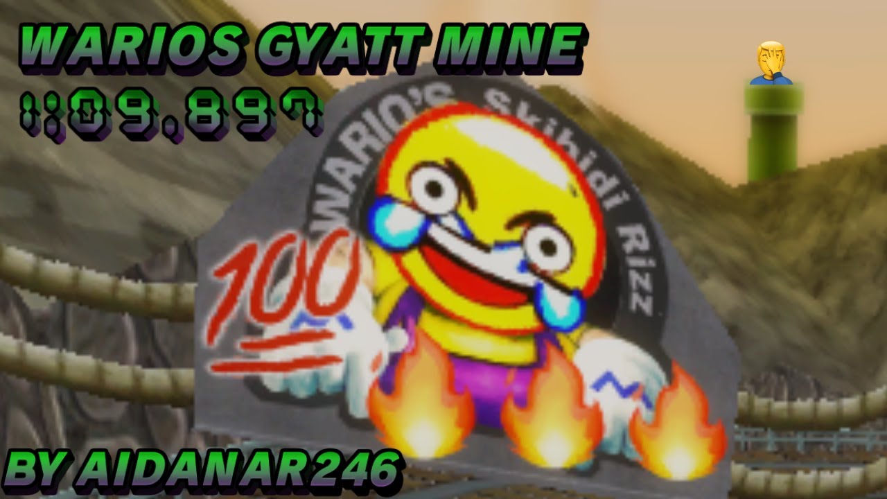 [MKWii TAS] Wario's Gyatt Mine - 1:09.897 by AidanAR246