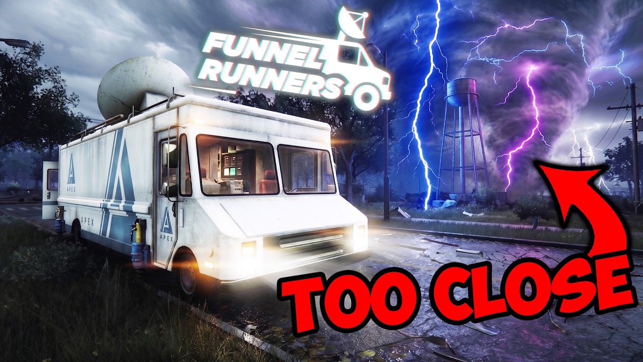 Эта игра про охоту за торнадо ПРОСТО ВЕЛИКОЛЕПНА! (Funnel Runners)