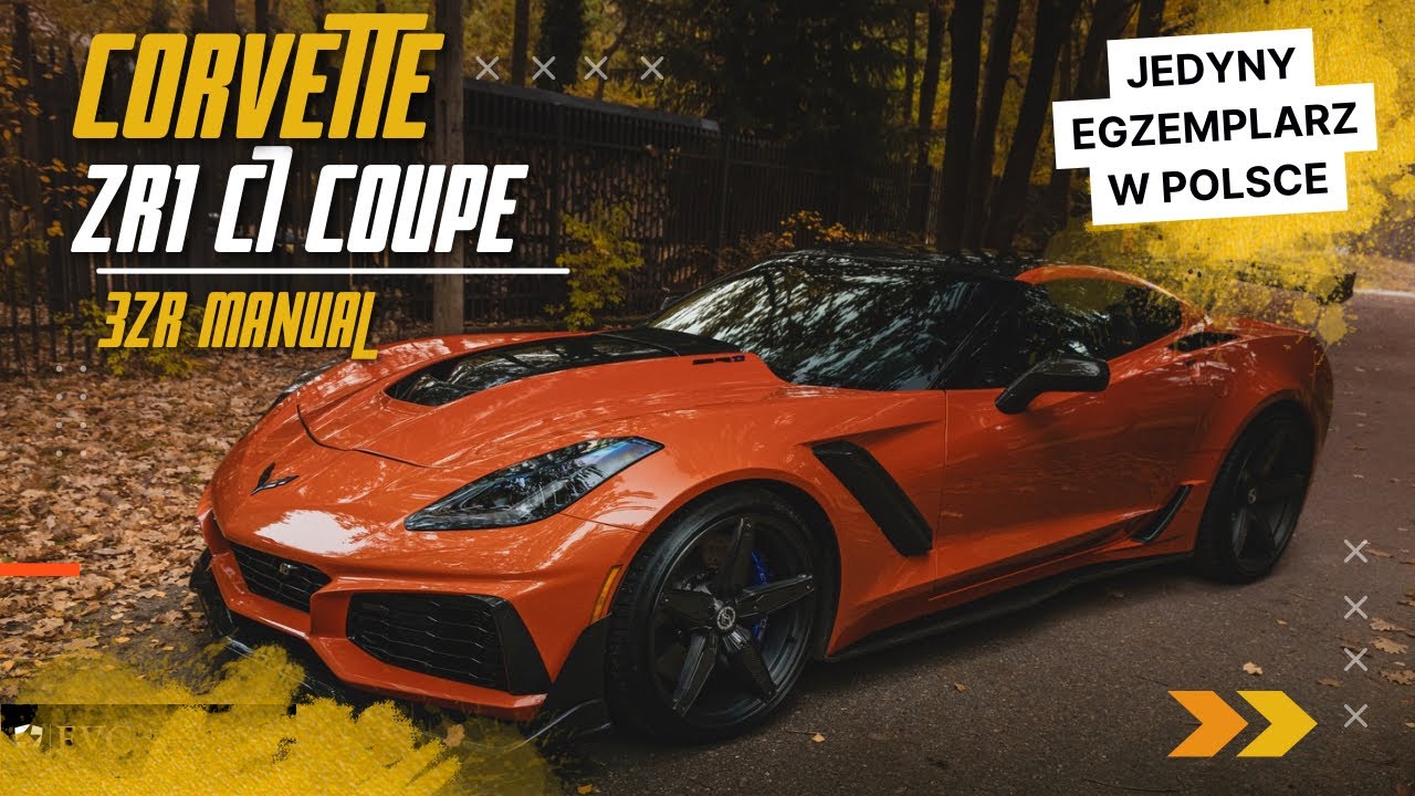 Jedyna w Polsce Corvette ZR1 C7 Manuał 3ZR- 755KM - na sprzedaż kolekcjonerska #automobile