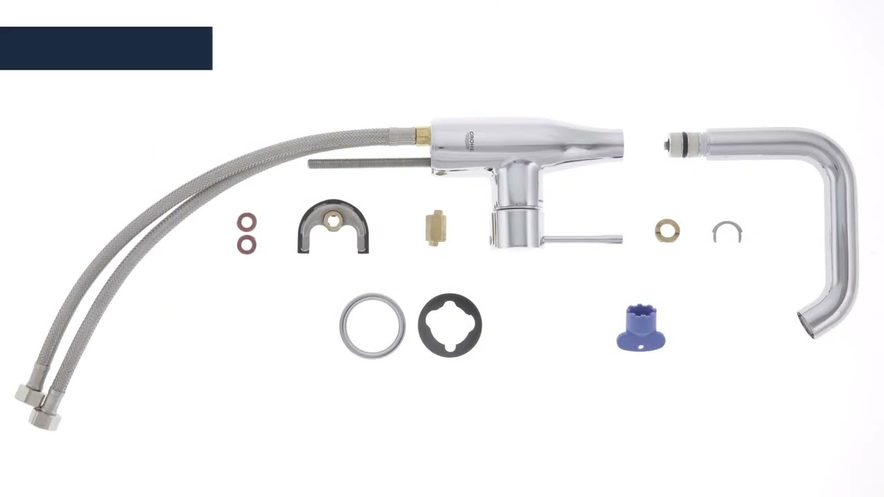 GROHE ESSENCE KOLAY MONTE EDİLEBİLEN ŞIK LAVABO BATARYASI