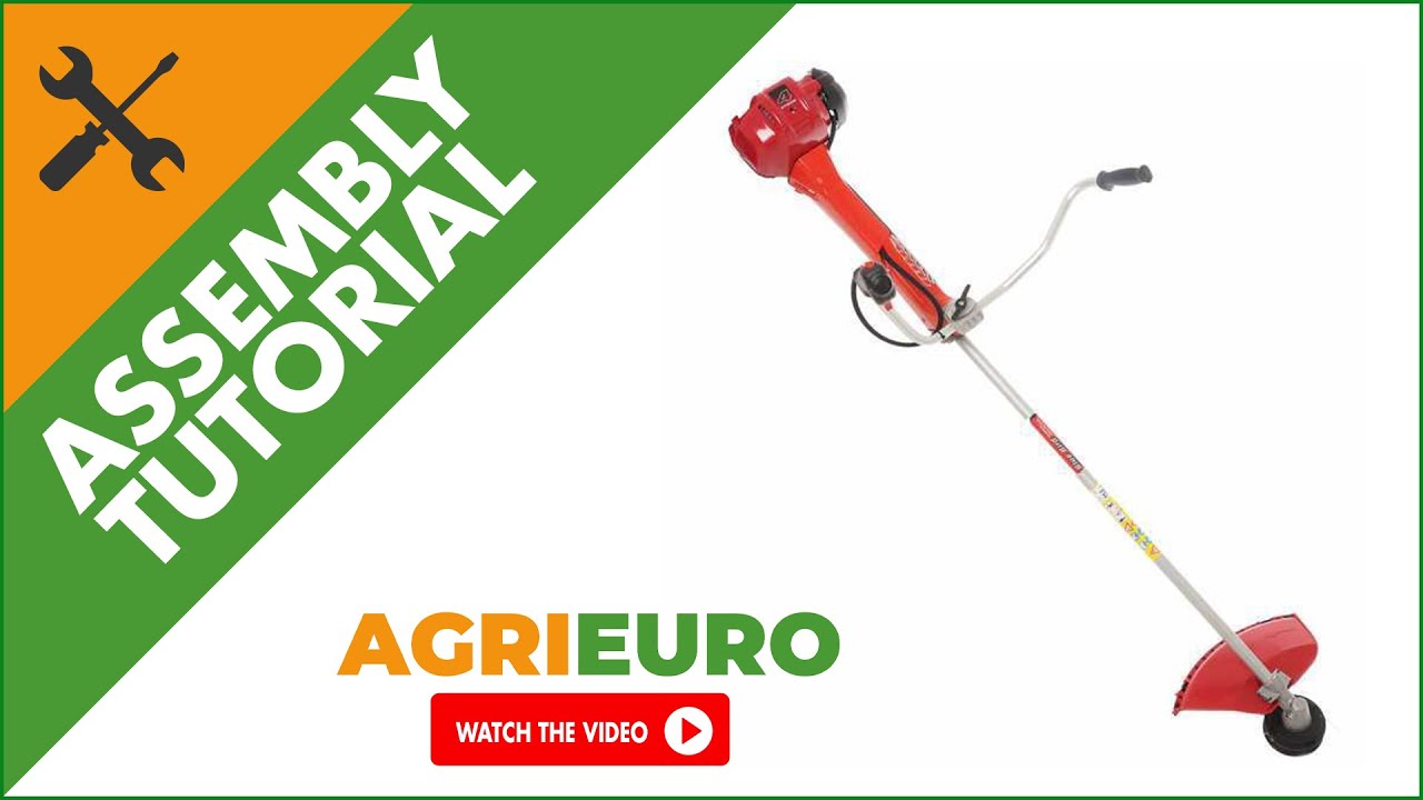 Blue Bird HO 50 PRO M Brush Cutter with Double Handle and Honda GX 50 Engine - Assembly tutorial