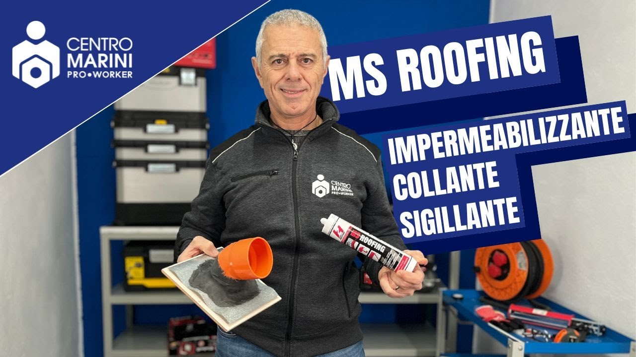 Soluzioni per l'edilizia: MS ROOFING -  collante, sigillante, impermeabilizzante