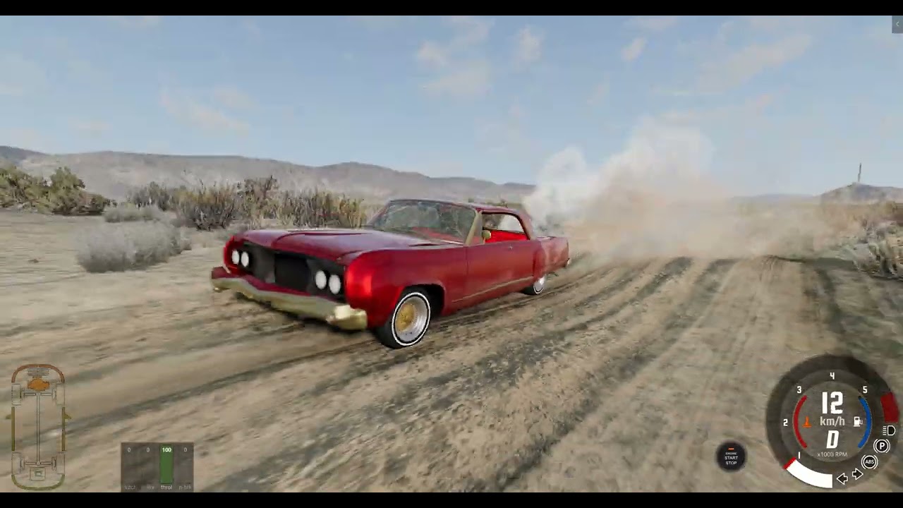 Beamng drive Low Rider Offroading !!!