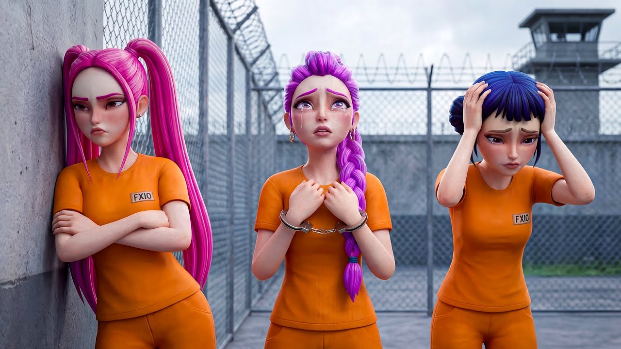 Rescuing Zoey, Mira & Rumi from The Great Prison Escape | KPOP Demon Hunters