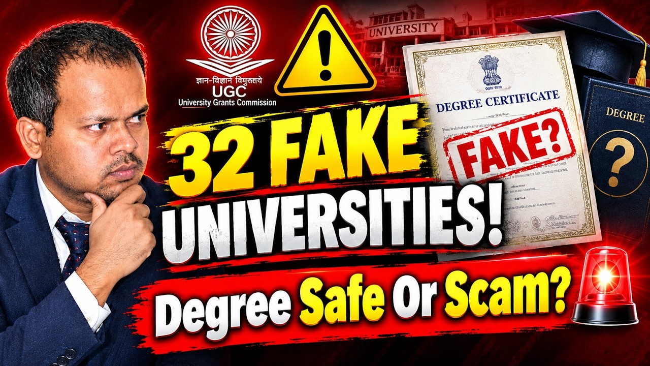32 Fake Universities in India 2026! UGC List Truth & Reality Check 🚨