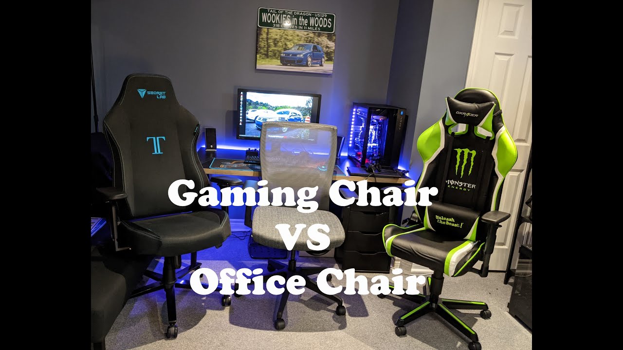 Gaming Chairs VS Office chair. Secret lab, DxRacer, Autonomous