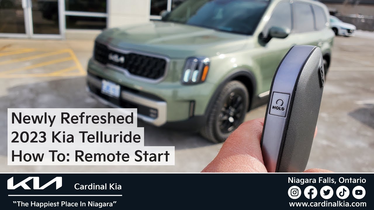 Обновленный Kia Telluride 2023 года | Как пользоваться дистанционным запуском!