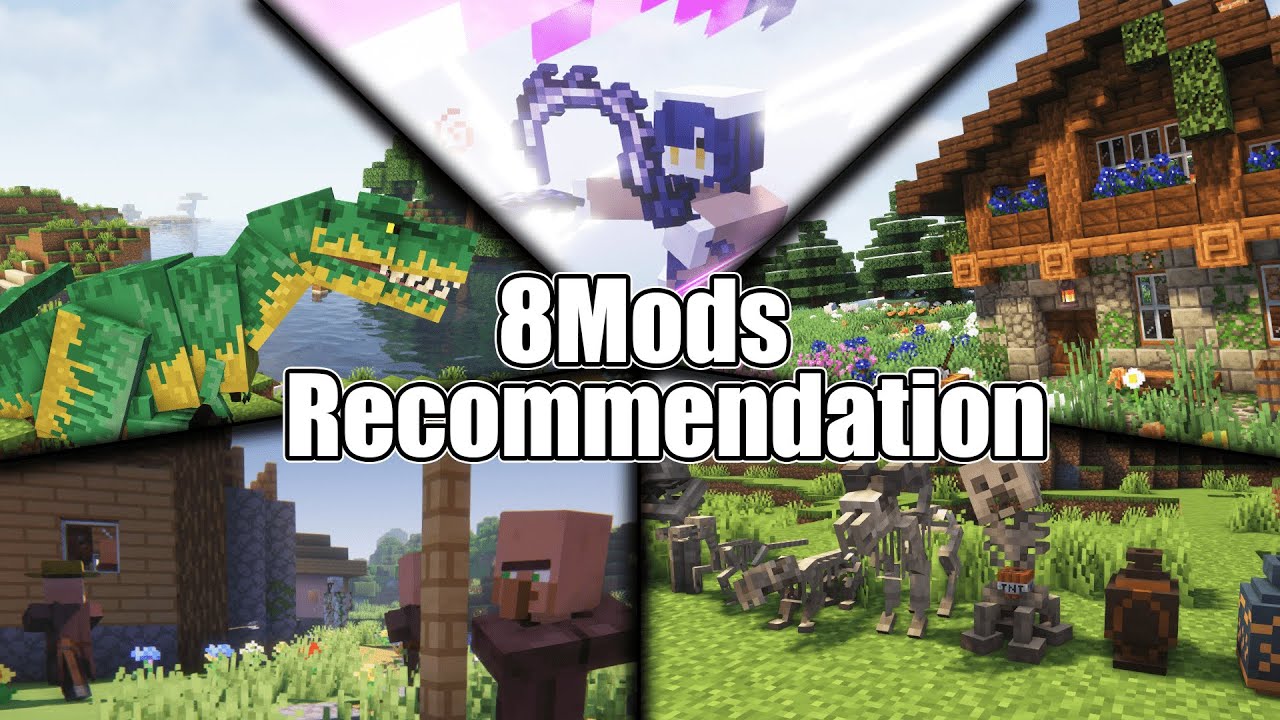 8 Amazing Minecraft Mods (Forge & Fabric 1.19~1.20) Recommendation