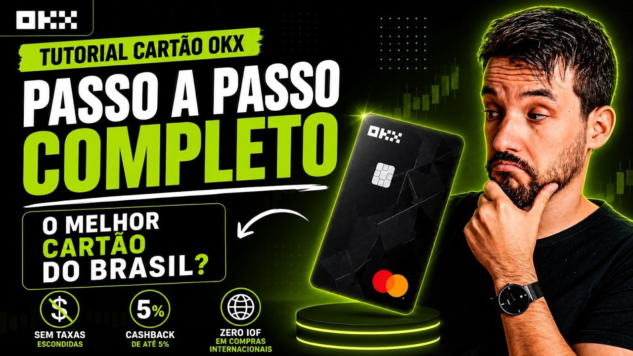 TUTORIAL CART&Atilde;O OKX - COMO SOLICITAR E USAR O MELHOR CART&Atilde;O CRIPTO DA ATUALIDADE PASSO A PASSO