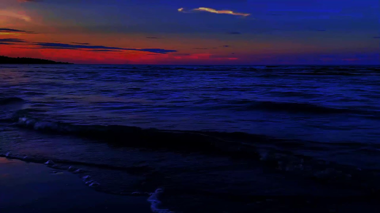 Soothing Ocean Waves at Night | Natural Beach Sounds for Deep Rest