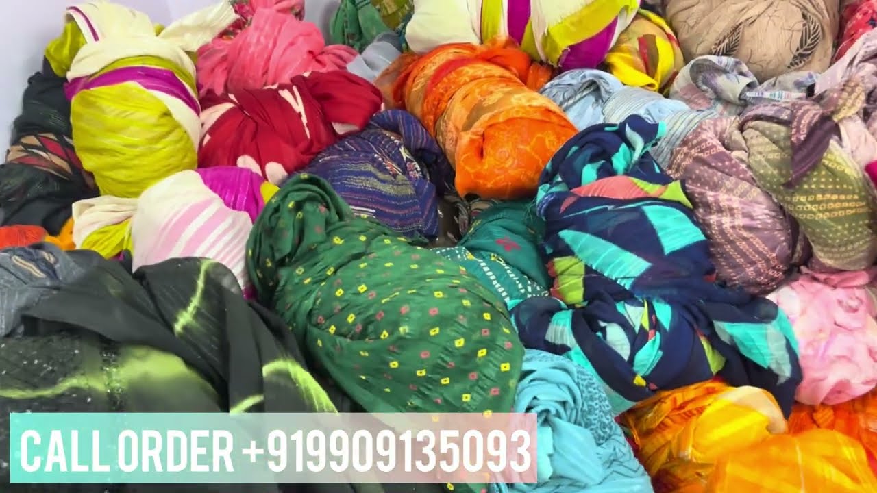 સુરત ગુજરાતી સાડી ફેક્ટરી|  જથ્થાબંધ બજાર | નવો સંગ્રહ| માત્ર 30 રૂપિયા ૩ મીટરસાડી | Cheapest Sarees