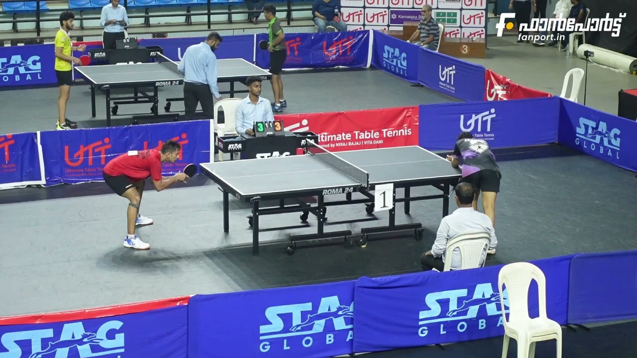 Akash Pal (RSPB) vs P.B Abhinandh (TN) - Men's  - QFs - National Ranking TT Championship