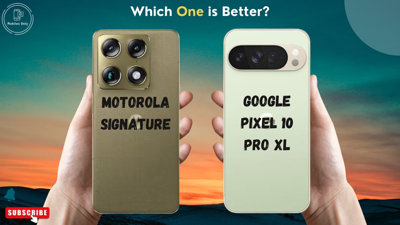 Motorola Signature vs Google Pixel 10 Pro XL