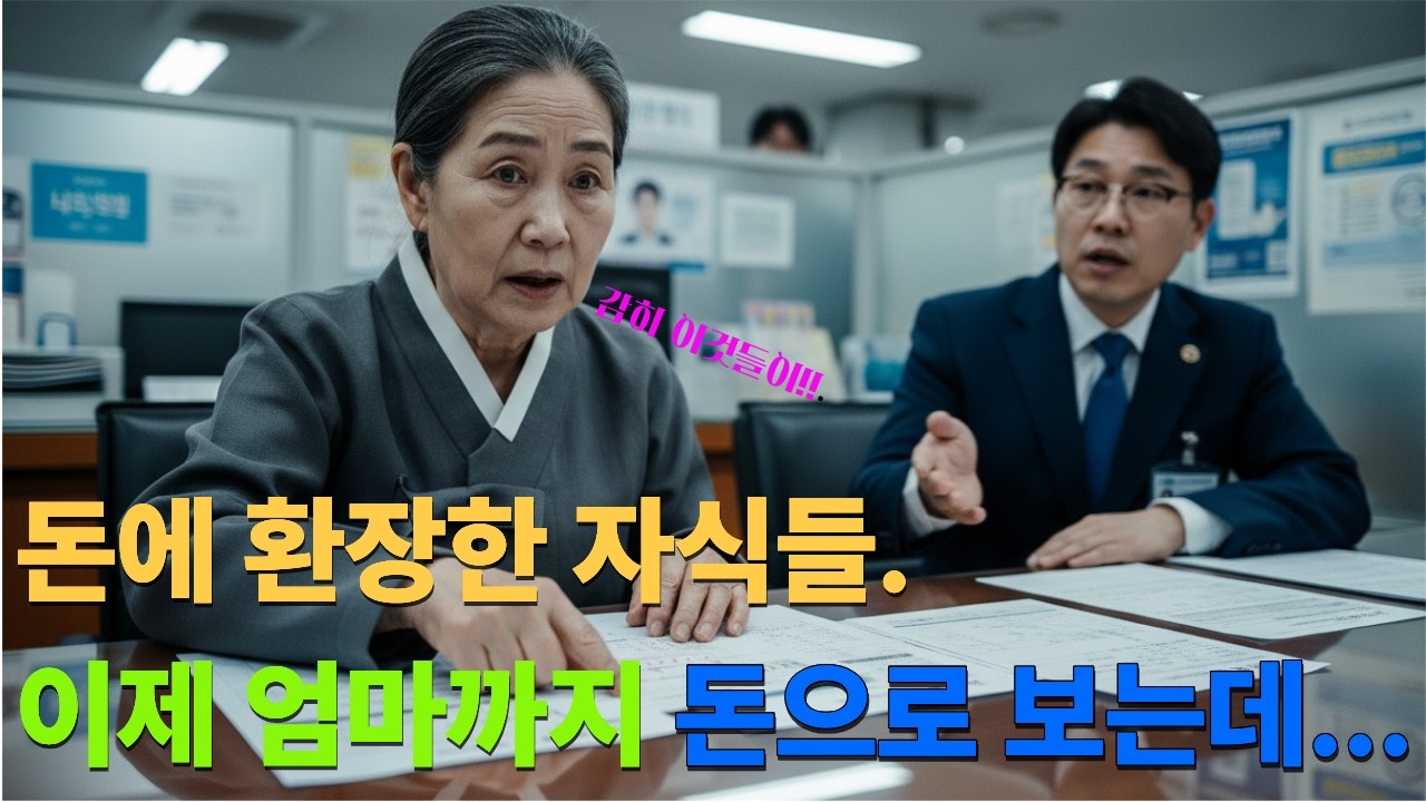 돈 때문에 생긴 가족간의 불신/시니어 감성 사연·반전 드라마 채널｜인생의 비밀과 선택이 드러나는 이야기들, 매일 찾아오는 놀라운 반전