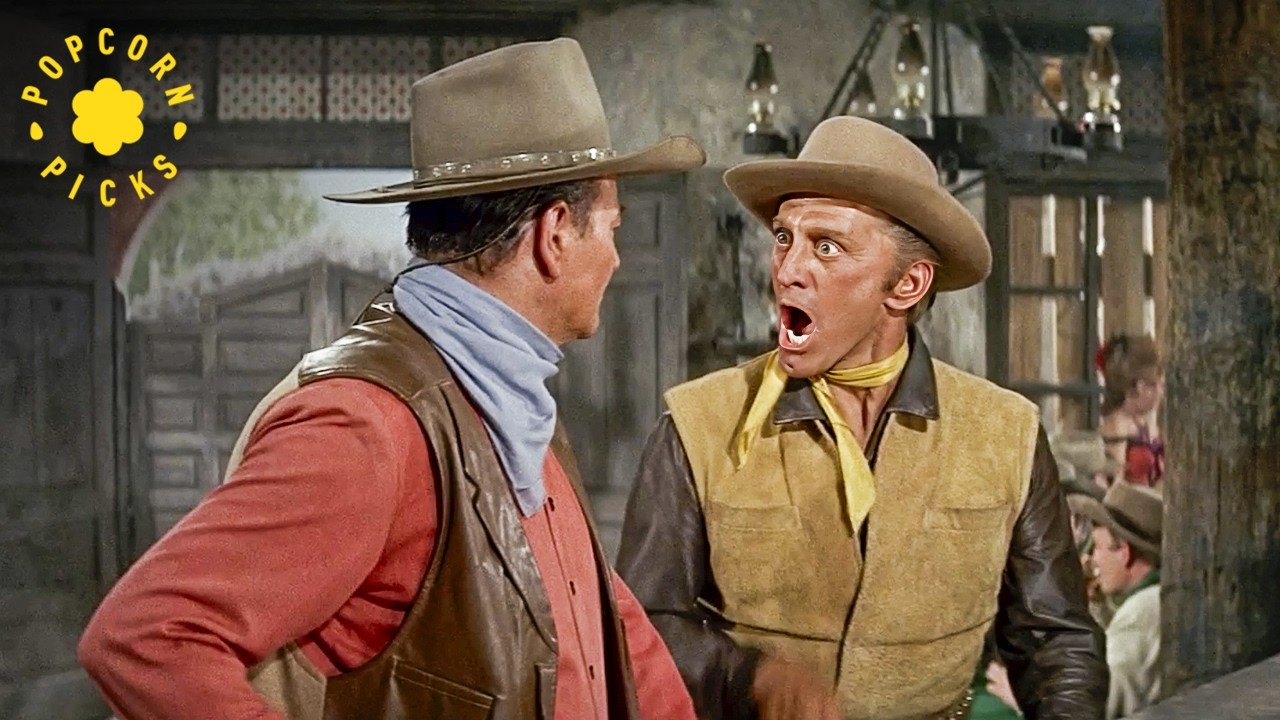 Final Standoff: John Wayne vs Kirk Douglas | The War Wagon