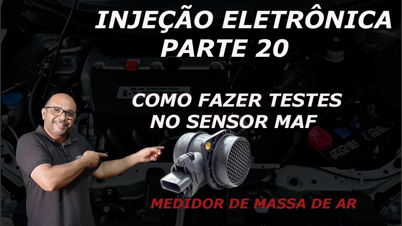 INJEÇÃO ELETRÔNICA PARTE 20 TESTES NO SENSOR MAF