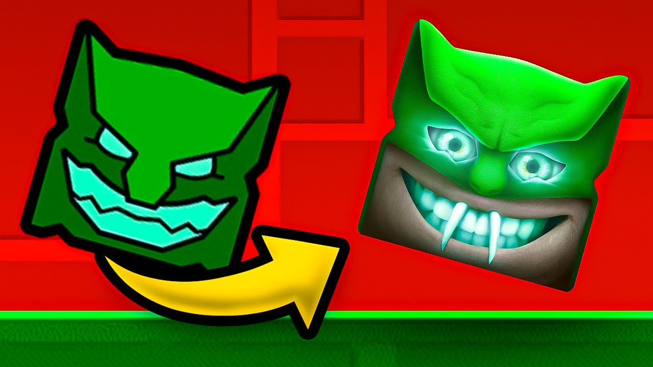 I Made Geometry Dash Youtuber Icons REALISTIC