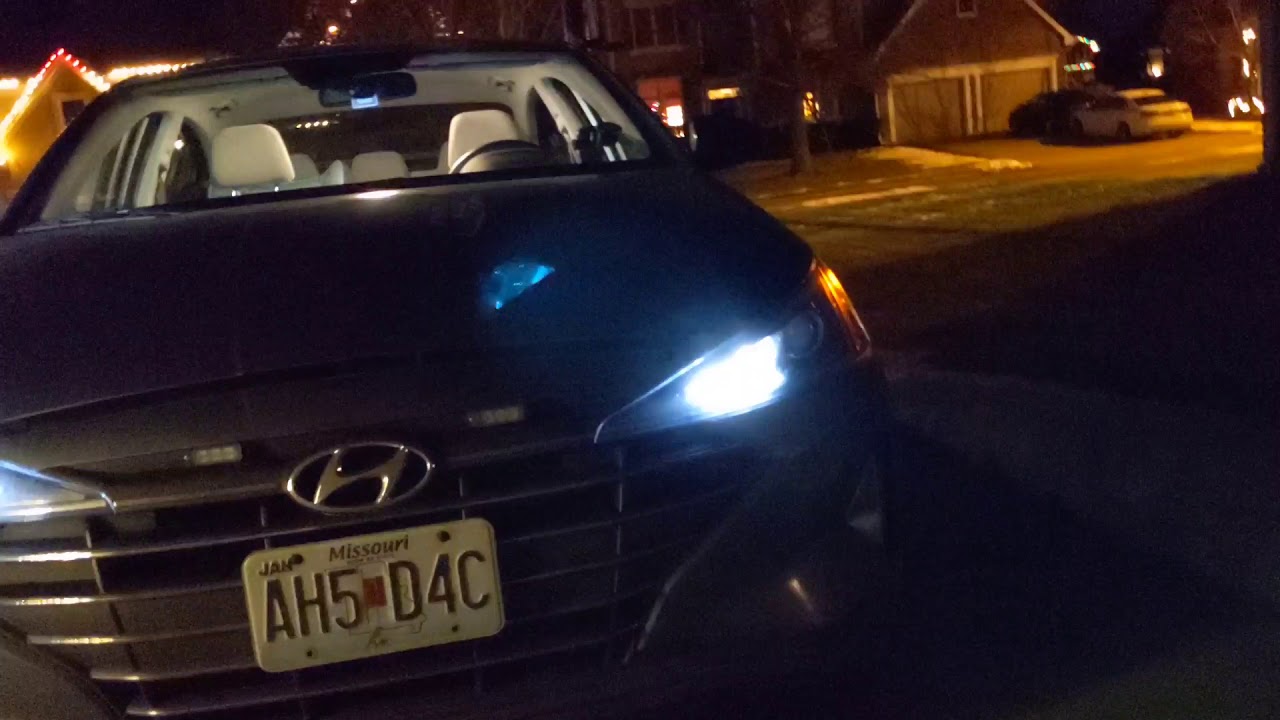 2019-2020 Hyundai Elantra led DRL's and headlight adjustment