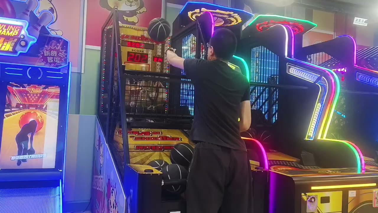 20260311@大坪林佳瑪老虎歡樂世界黃金飛絡力投籃機@alexfu12365顆🏀尾殺390+程度