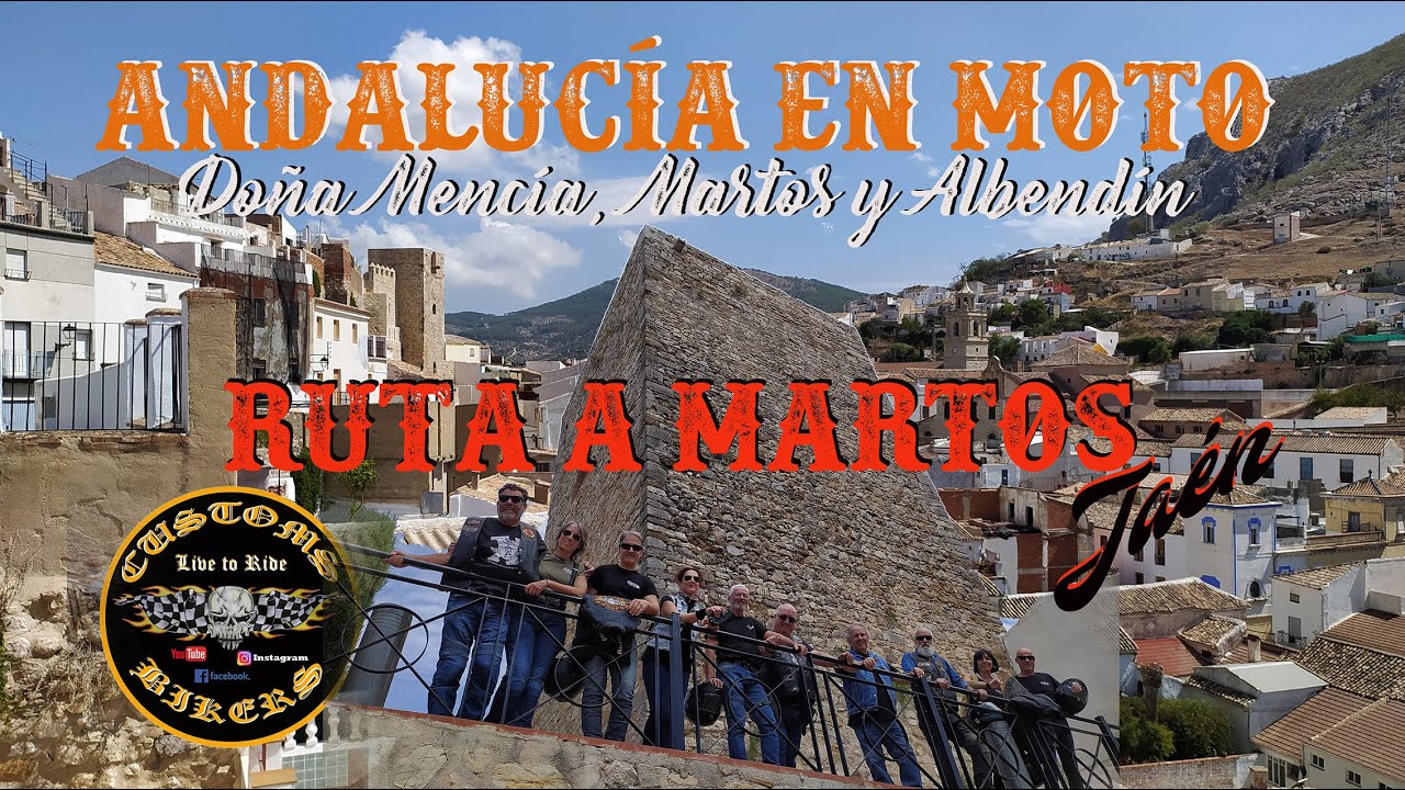 DESCUBRIR ANDALUCÍA EN MOTO: RUTA A MARTOS (Jaén) DESDE DOÑA MENCÍA, POR LAS SIERRAS SUBBÉTICAS