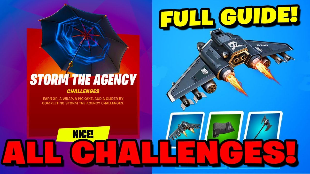 How To Complete The Storm The Agency Challenges! Storm the Agency - Guide Fortnite