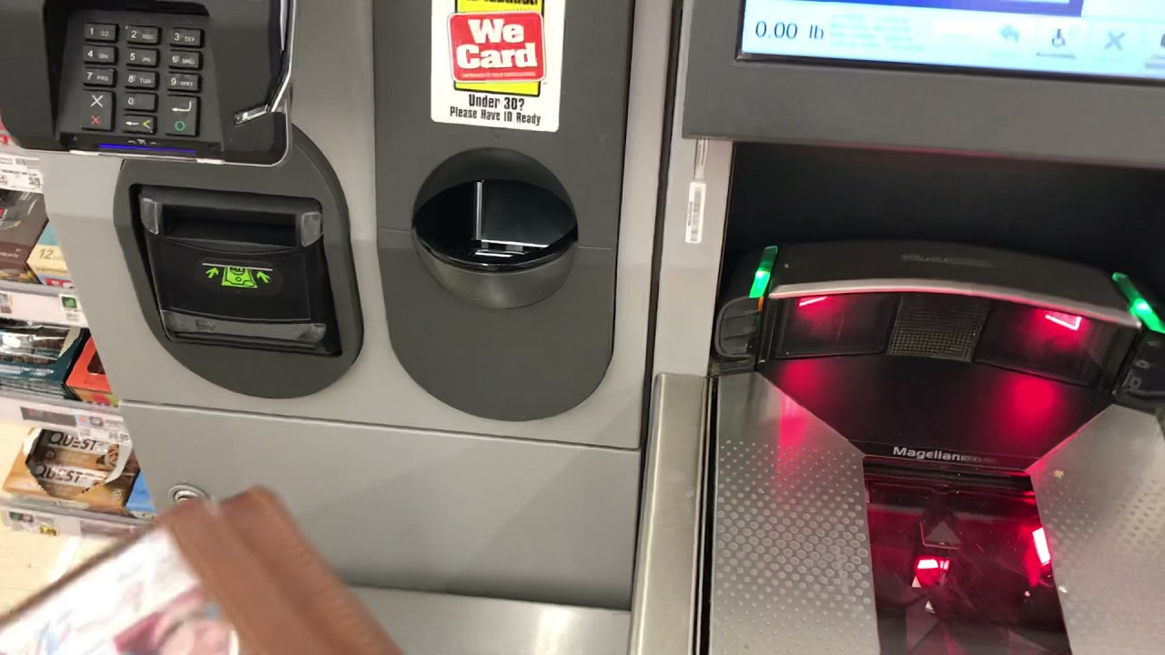 Касса самообслуживания Kroger