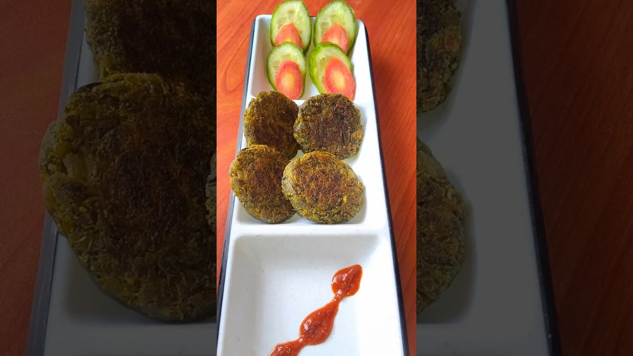 #1 Crispy Hara Bhara Kabab | Healthy Green Veg Snack 🔥