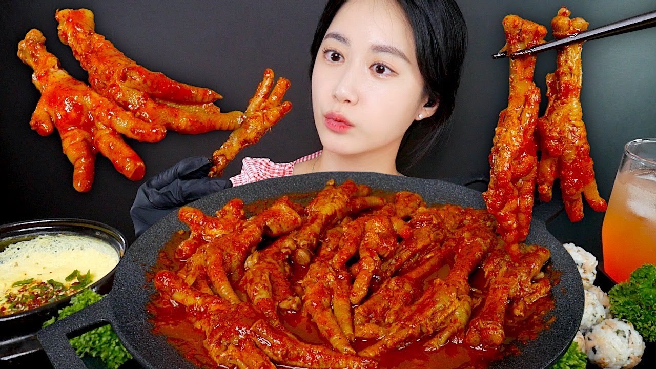 МУКБАНГ Острые Куриные Ножки🐔Снимите Стресс С Помощью Острых Куриных Ножек👊 MUKBANG | EATING SHOW