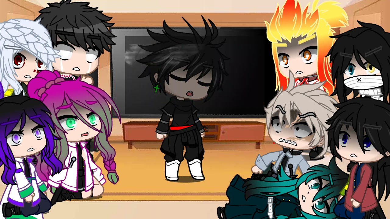 hashiras reagindo ao rap do goku black Anirap