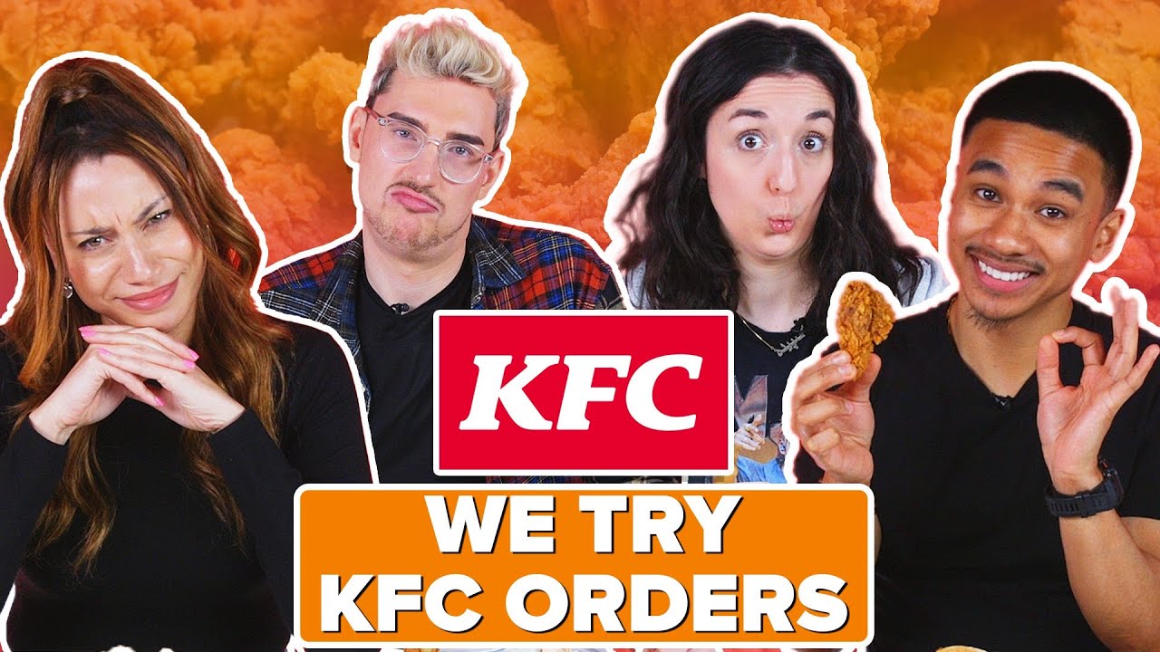 Мы попробовали заказы KFC друг друга