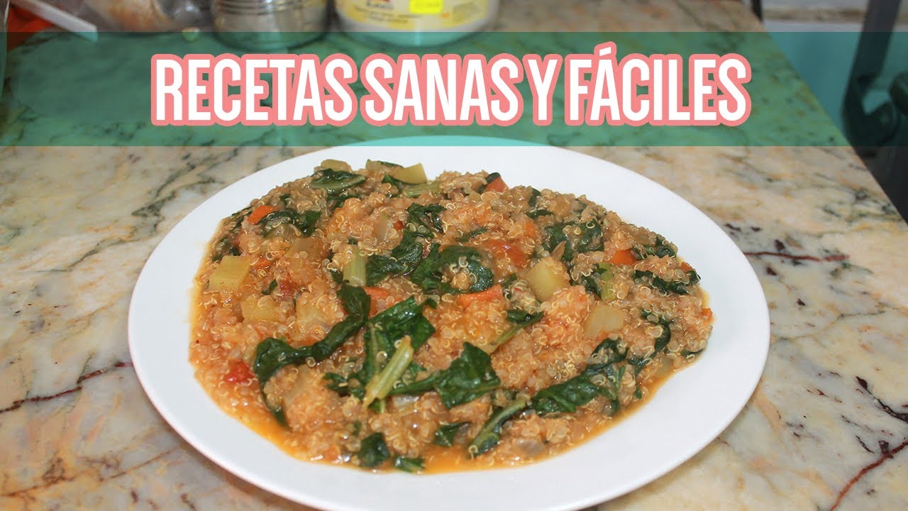 Vegetariano: Quinua con acelga. Rápido, fácil y saludable. Nivel principiante