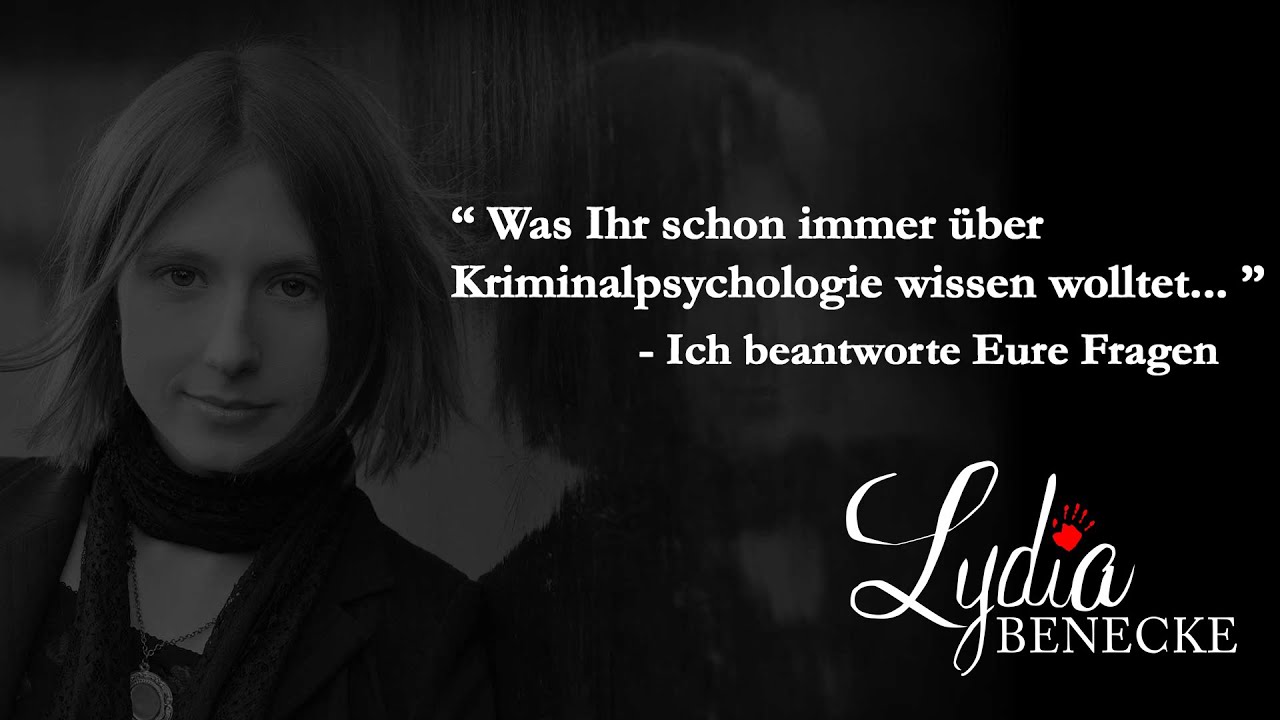 Lydia Benecke - Was Ihr schon immer über Kriminalpsychologie wissen wolltet... ( Teil 1 )