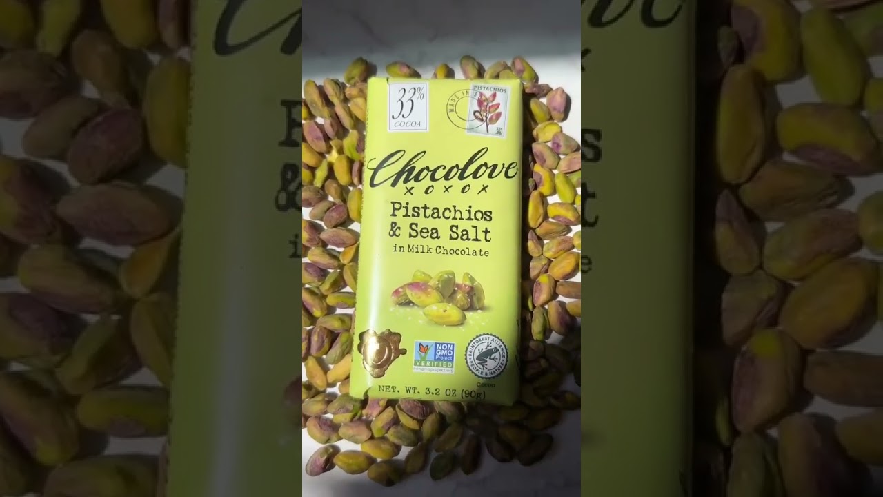 Chocolove Pistachios & Sea Salt in Milk Chocolate